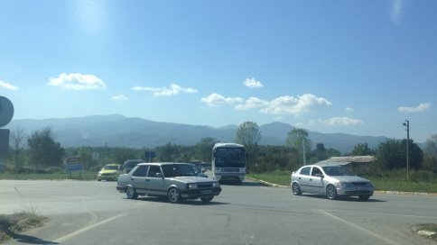 Kavşak’ta Tehlikeli Hareketler! 