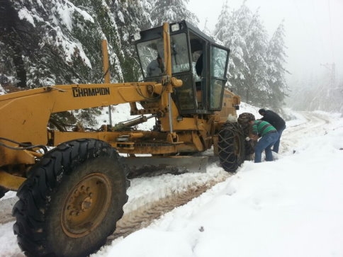 Yaylada Mahsur Kaldılar