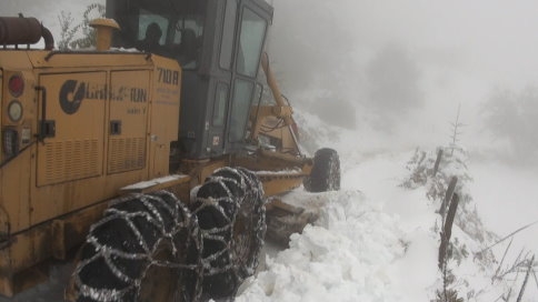 Yaylada Mahsur Kaldılar
