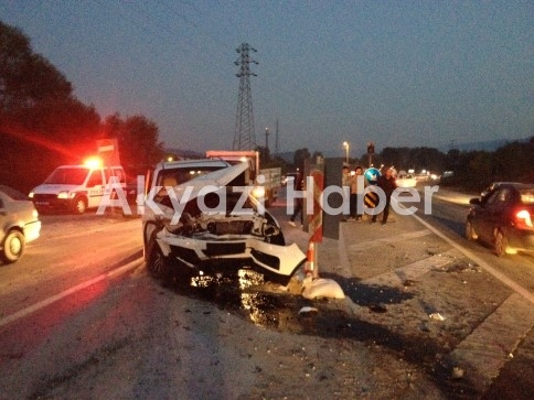 Batakköy Kavşağı Mevkiinde Kaza