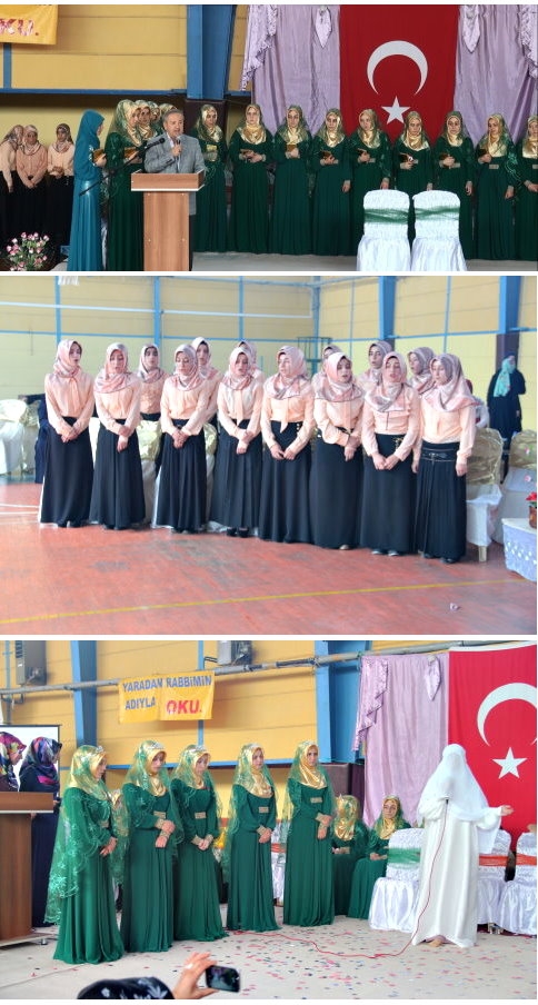 Yıldırımlar Kur’an Kursu’nda Hafızlığını Bitiren 20 Hafize Öğrenci İçin Muhteşem Final