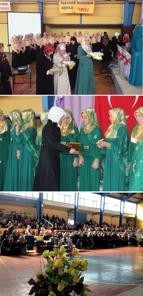 Yıldırımlar Kur’an Kursu’nda Hafızlığını Bitiren 20 Hafize Öğrenci İçin Muhteşem Final