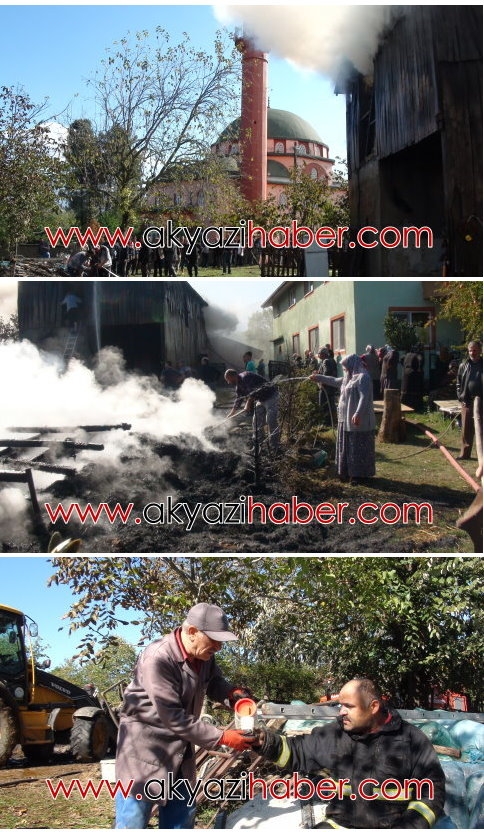 Küçücek'te Samanlıkta Çıkan Yangın Korkuttu