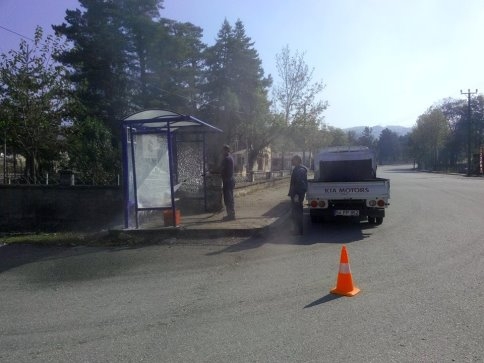 Yolcu Durakları Temizleniyor