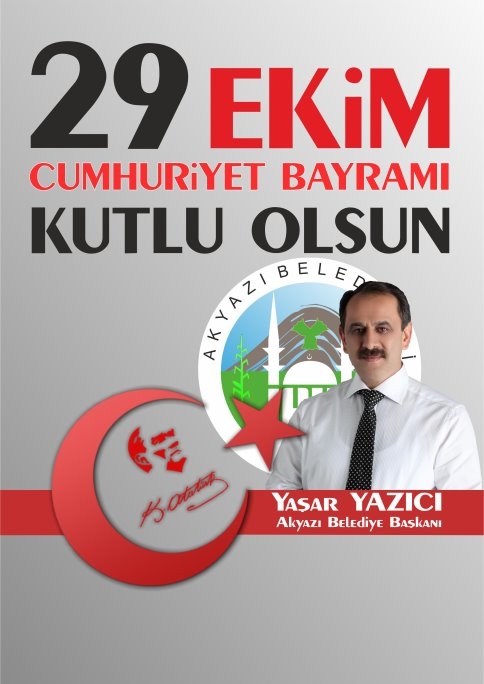 Yaşar Yazıcı’dan 29 Ekim Cumhuriyet Bayrami Mesajı