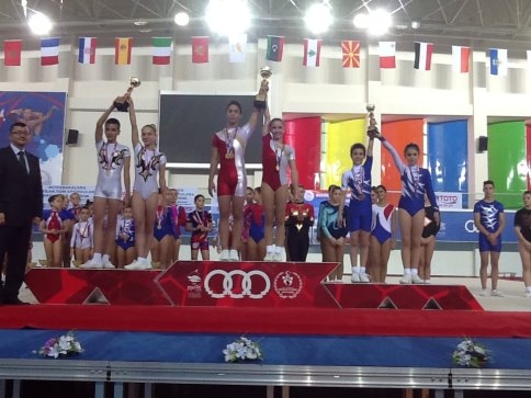 Sakarya  Cimnastik spor kulübü aerobik Cimnastikçilerinin büyük başarısı