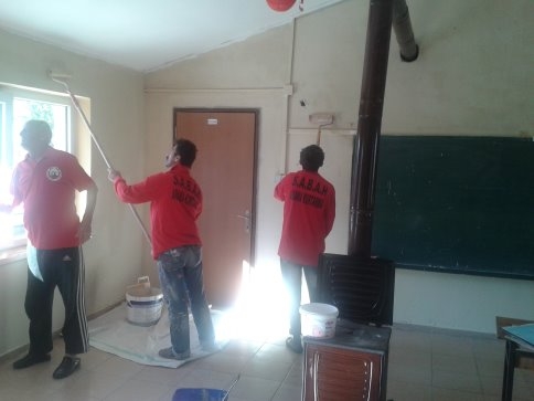 S.A.B.A.H. Derneği Okul Boyadı