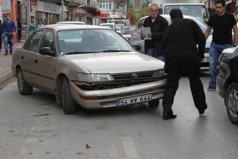 Bankalar Caddesinde kaza