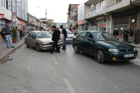 Bankalar Caddesinde kaza