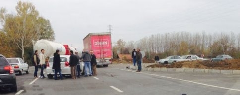 Kazancı Sapağında Kaza