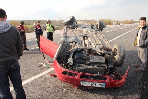 Takla Atarak 25 Metre sürüklendi 2 Yaralı