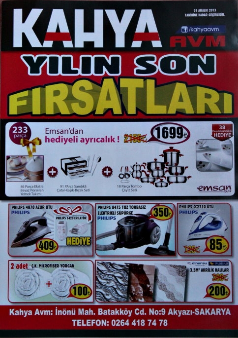 Kahya AVM'de Yılın Son Fırsatları