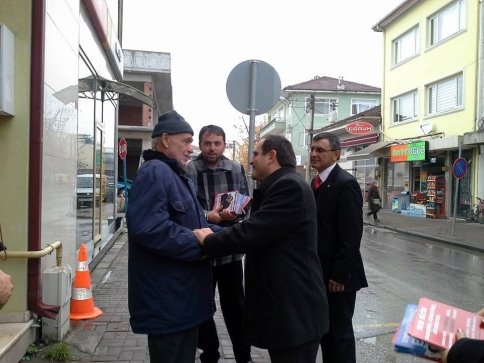 Ecevit Keleş Adapazarı Esnafını Ziyaret Etti