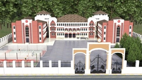 İmam Hatip İnşaatı Sürüyor