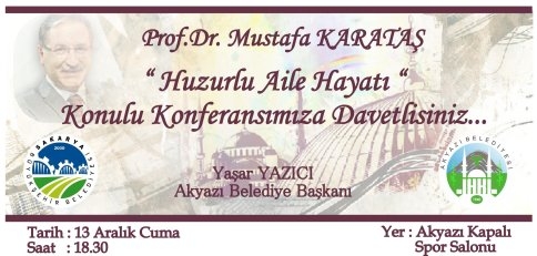 Mustafa Karataş Akyazı’da