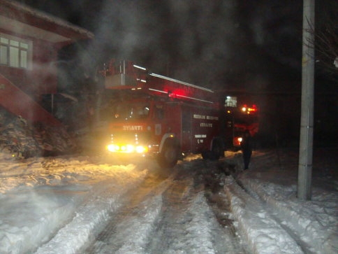 Kuzuluk’ta Ev Yangını