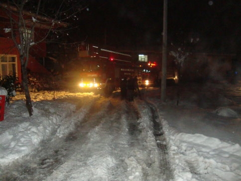 Kuzuluk’ta Ev Yangını