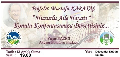 Akyazı Belediye Başkanlığından Düzeltme