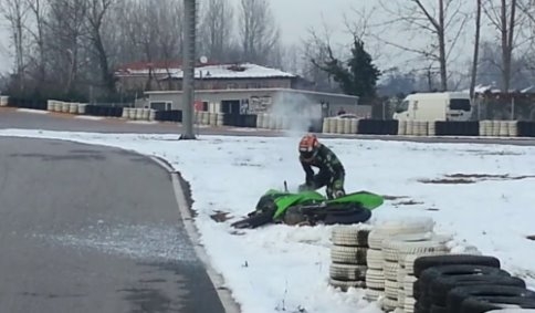 Kenan Sofuoğlu Antrenmanda Kaza Yaptı