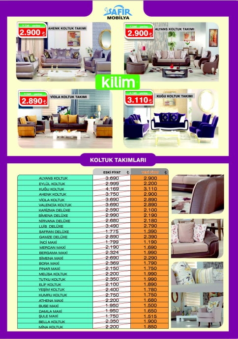 Kilim Mobilyada Kampanya Üstüne Kampanya
