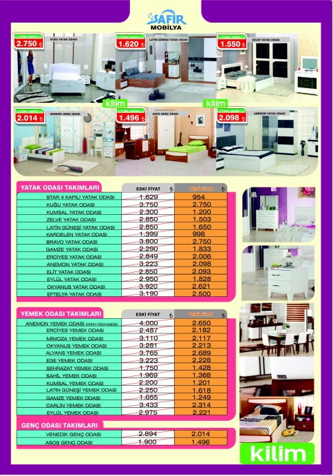 Kilim Mobilyada Kampanya Üstüne Kampanya