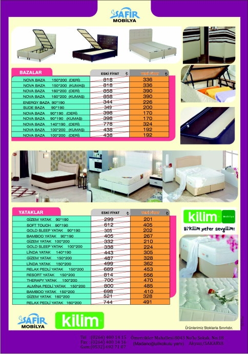 Kilim Mobilyada Kampanya Üstüne Kampanya