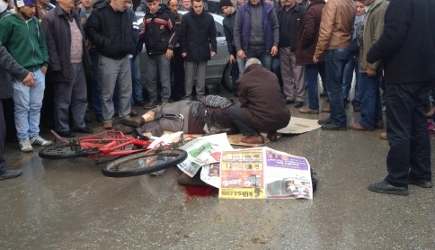 İLÇE MERKEZİNDE KAZA 1 ÖLÜ 1 YARALI