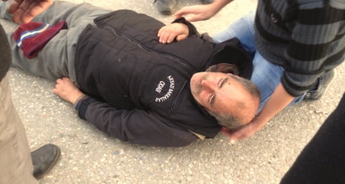 Bisikletli Sürücü Otomobile Çarptı bir yaralı 