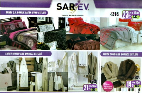 Kahya AVM'de Sarev Ürünleri %25 İndirimli