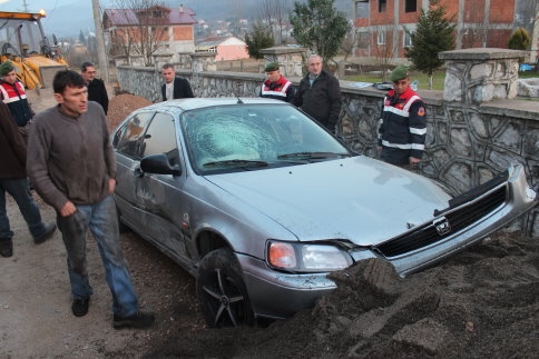 Altındere’de Trafik Kazası