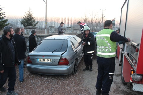 Altındere’de Trafik Kazası