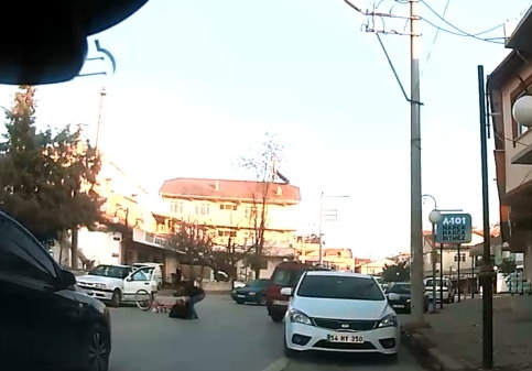 Kaza Sonrası Kameralara Yansıdı