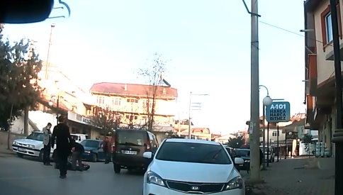 Kaza Sonrası Kameralara Yansıdı