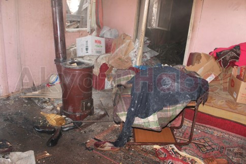 Yaşlı Kadının Barakasında Yangın Çıktı