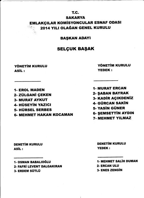 Hüseyin Yazıcı Sakarya'da Yeniden yönetim kurulu üyesi seçildi