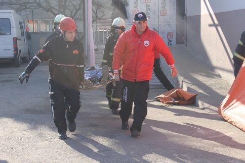 Konuralp’te Deprem Tatbikatı