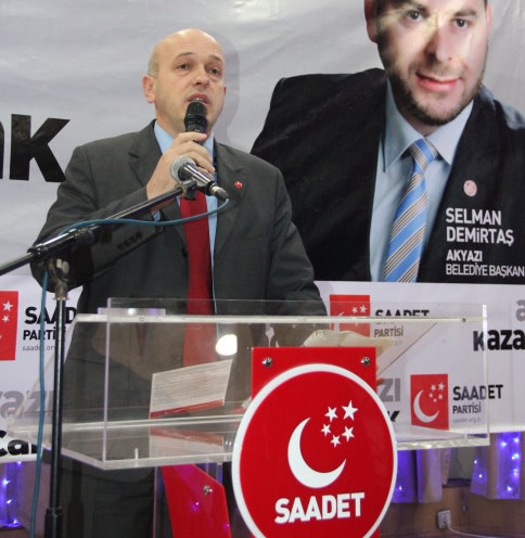 Saadet Partisi Adayını Tanıttı