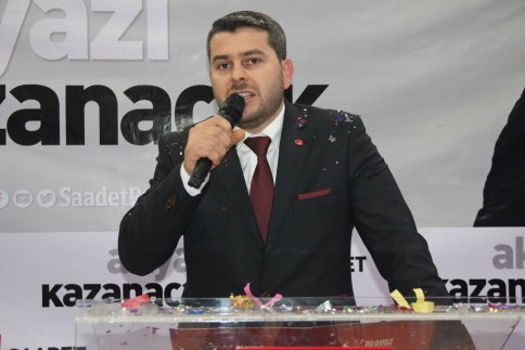 Saadet Partisi Adayını Tanıttı