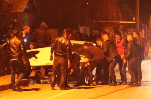 Köpekten Kaçtı Duvara Çarptı