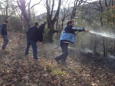 Kuzuluk’ta Yangın