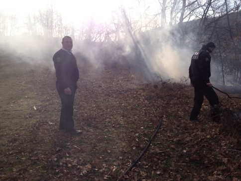 Kuzuluk’ta Yangın