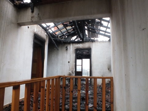 Kuzuluk’ta Çatı Yangını