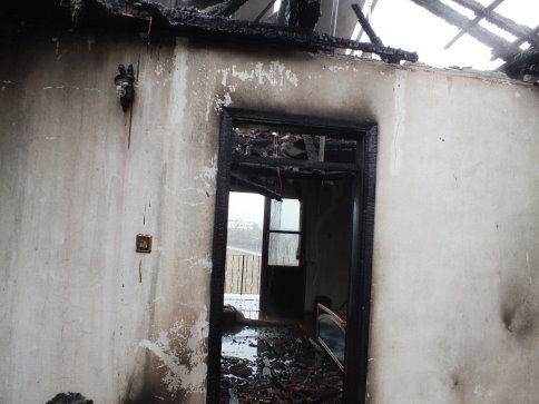 Kuzuluk’ta Çatı Yangını