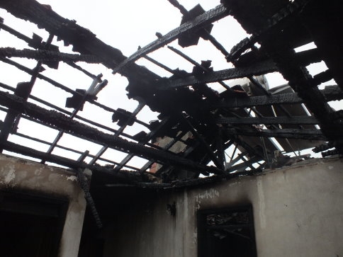 Kuzuluk’ta Çatı Yangını