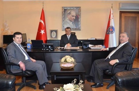 Kaymakam Bı İl Emniyet Müdürünü Ziyaret Etti
