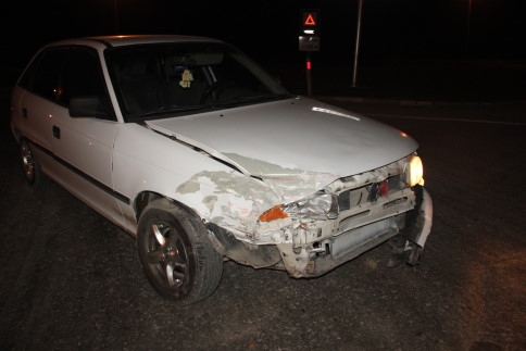 Akyazı Küçücek Kavşağında Trafik Kazası 