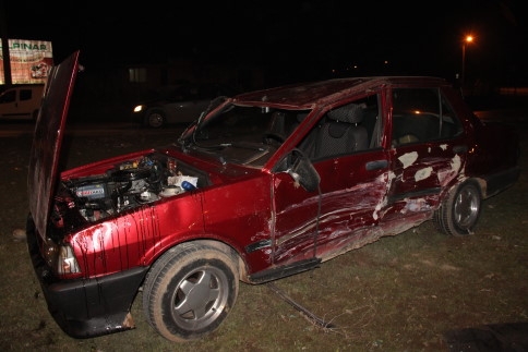 Akyazı Küçücek Kavşağında Trafik Kazası 