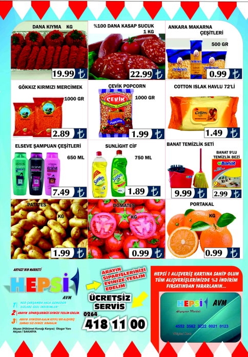 Hepsi 1 Markette Şok Fiyatlar