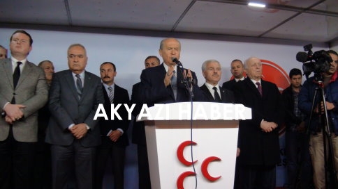MHP Lideri Devlet Bahçeli Akyazı'da Konuştu
