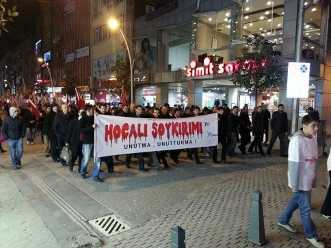 Akyazı Ülkü Ocağı Hocalı Katliamı Basın Açıklaması